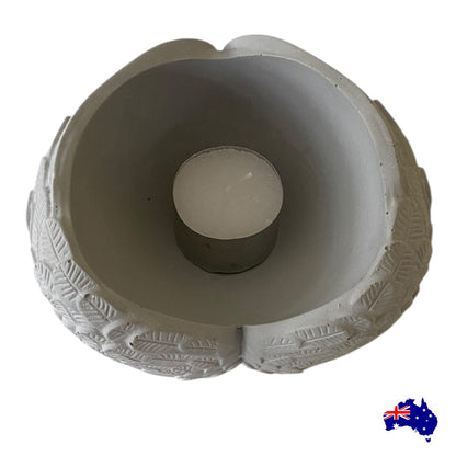 Handmade Concrete Angel Wings - Australian Made Planter Candle Holder - Set of 1, 2 or 3