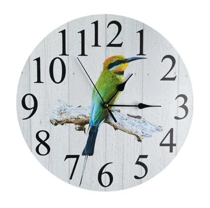 Clock Wall Bird Rainbow Bee-eater Aussie Made - The Renmy Store Homewares & Gifts 