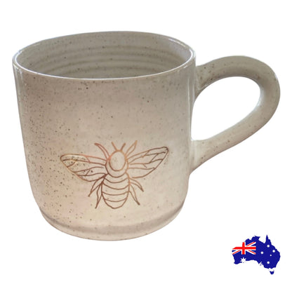 Mug Cup Bee Pottery Ceramic Aussie Made