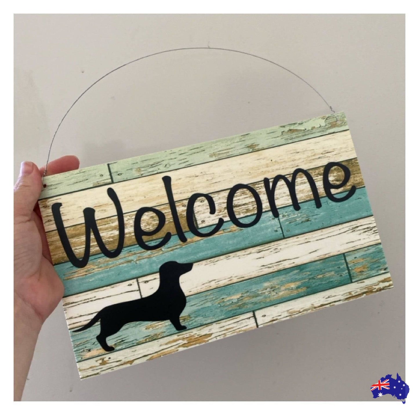 Dachshund Dog Custom Personalised Sign - The Renmy Store Homewares & Gifts 