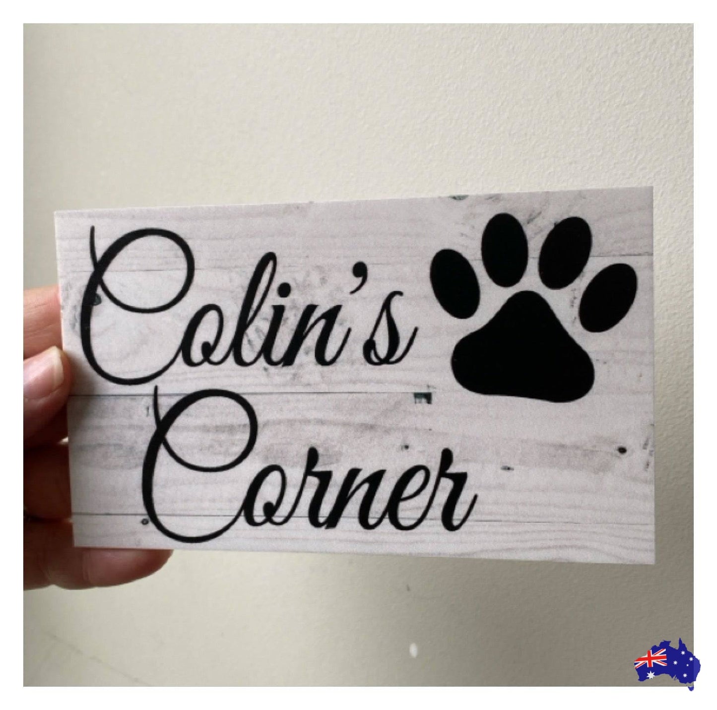 Dog Cat Custom Paw Sign - The Renmy Store Homewares & Gifts 