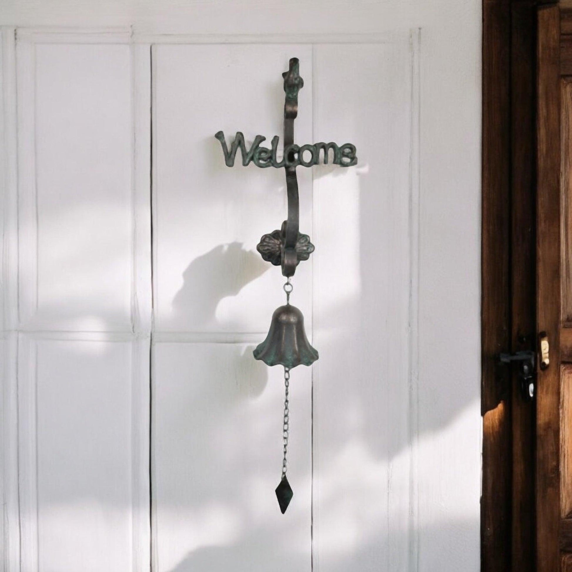 Door Bell Welcome Bird Vintage Cast Iron - The Renmy Store Homewares & Gifts 