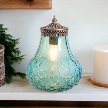 Lantern Light LED Rustic Shimmer - The Renmy Store Homewares & Gifts 