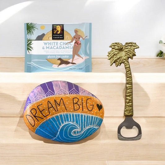 Byron Bay Cookie Bottle Opener Dream Big Rock Gift Pack - The Renmy Store Homewares & Gifts 