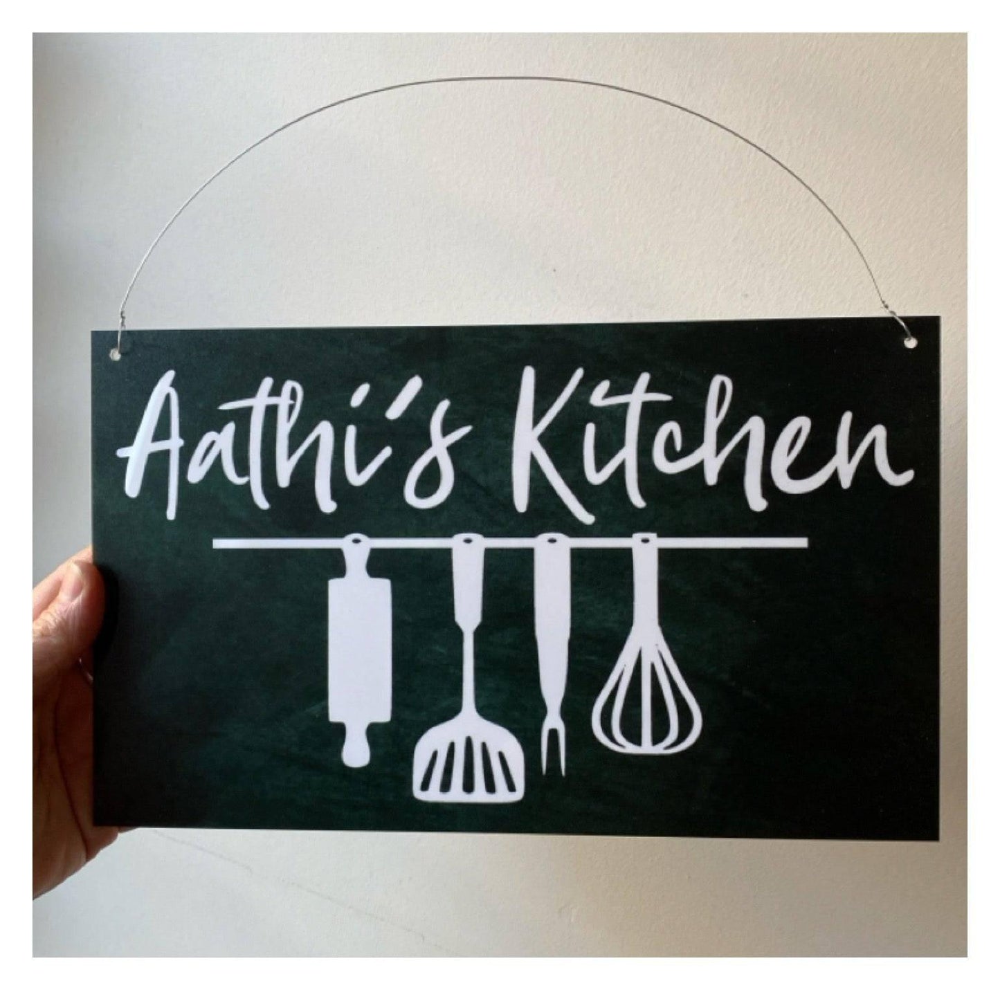 Kitchen Good Food Happiness Love Custom Sign - The Renmy Store Homewares & Gifts 