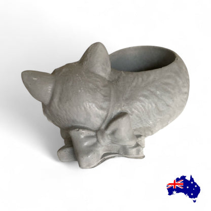 Pure Beeswax Cat Kitty Candle Aussie Handmade