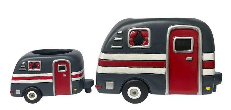 Caravan Camper Life Funky Pot Plant Planter Small - The Renmy Store Homewares & Gifts 