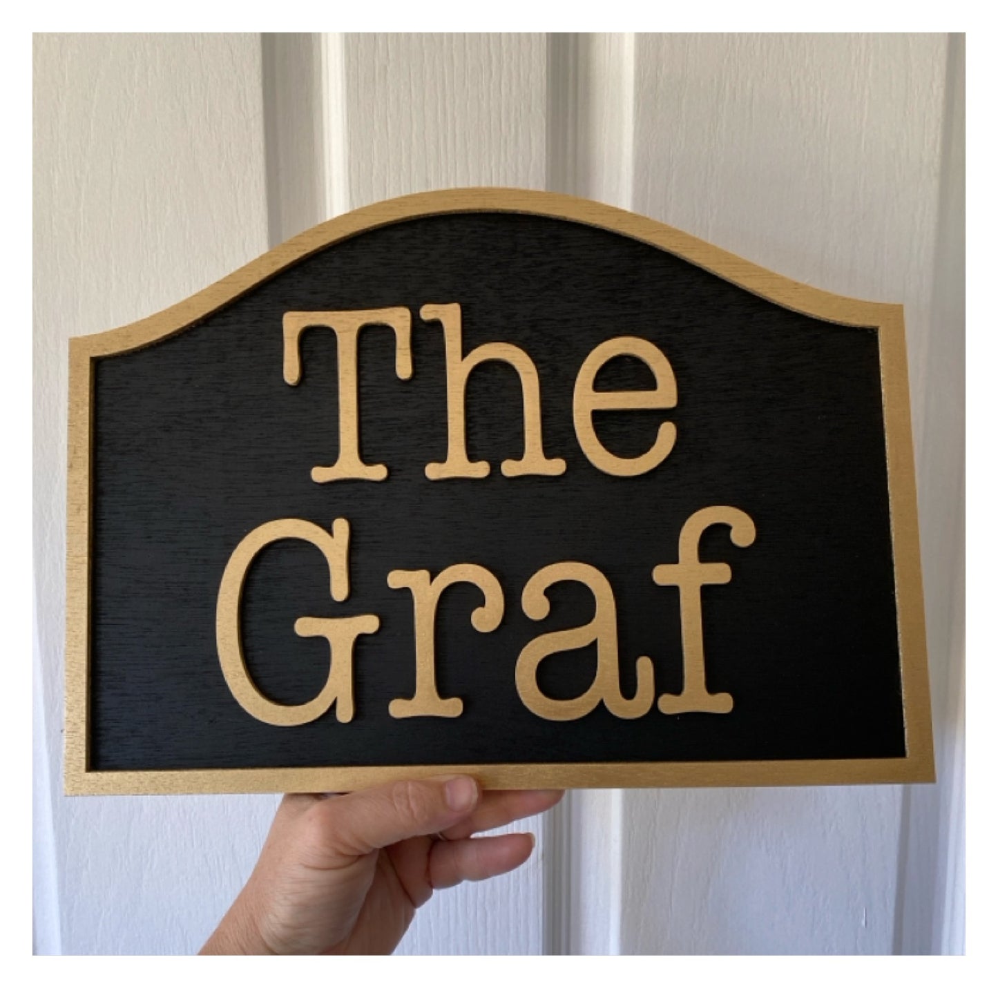 Street Address House Residence Timber Wood Custom Personalised Sign