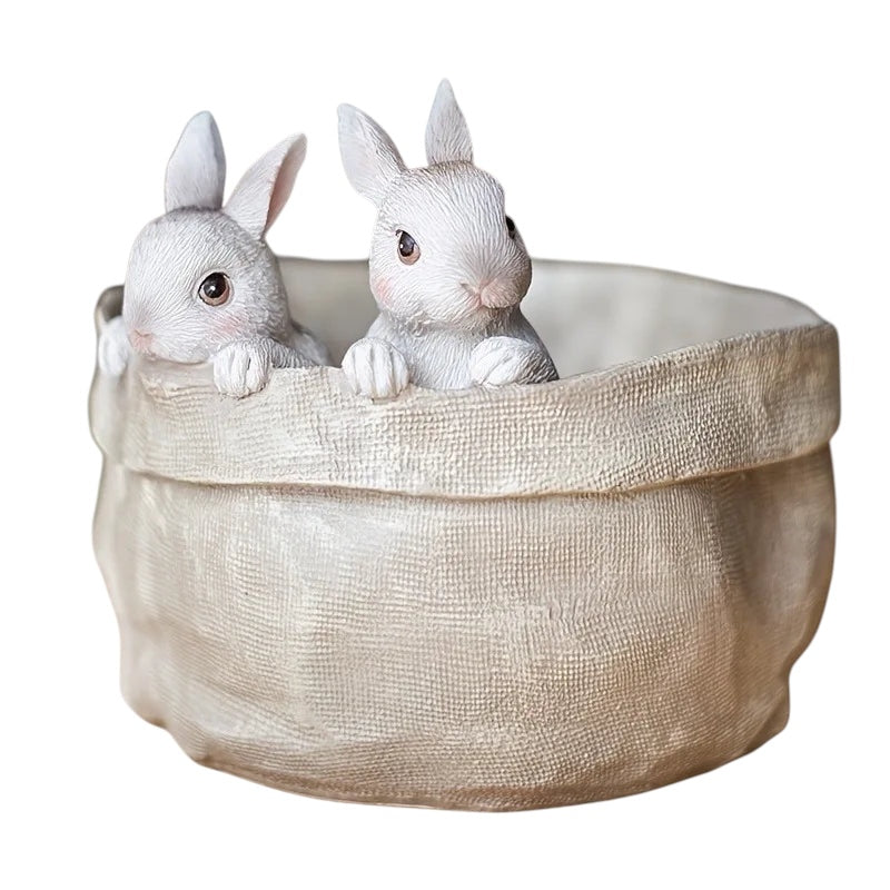 Bunny Rabbit Planter Pot Garden