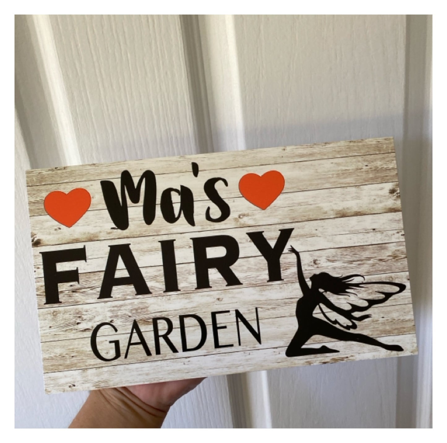 Fairy Garden Custom Name Sign