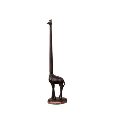 Paper Towel Holder Cast Iron Giraffe