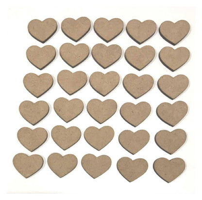 Heart Love Hearts Art Craft Mosaic Wooden MDF DIY - The Renmy Store Homewares & Gifts 