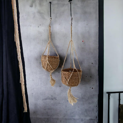 Pot Planter Plant Basket Set of 2 Hanging - The Renmy Store Homewares & Gifts 