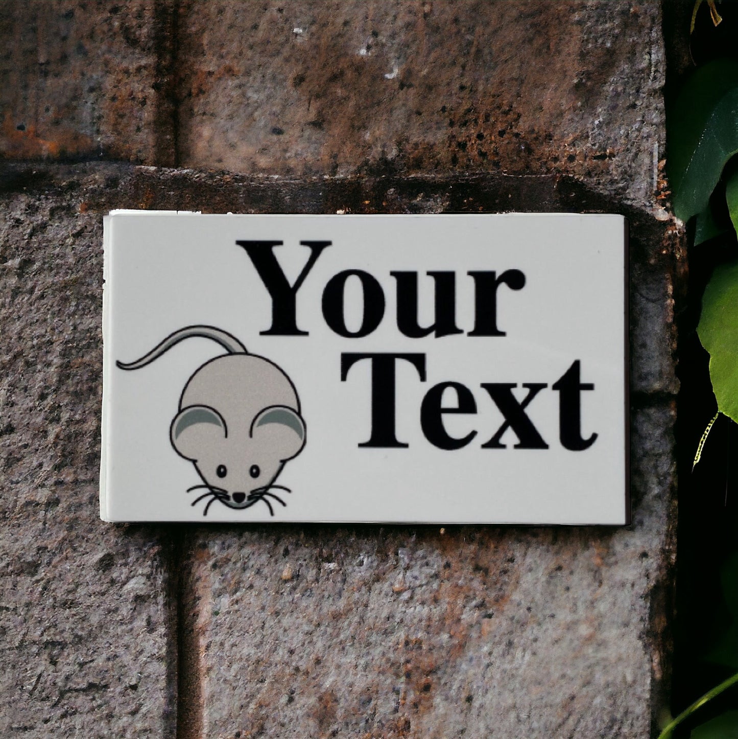 Mouse Custom Personalised Sign - The Renmy Store Homewares & Gifts 