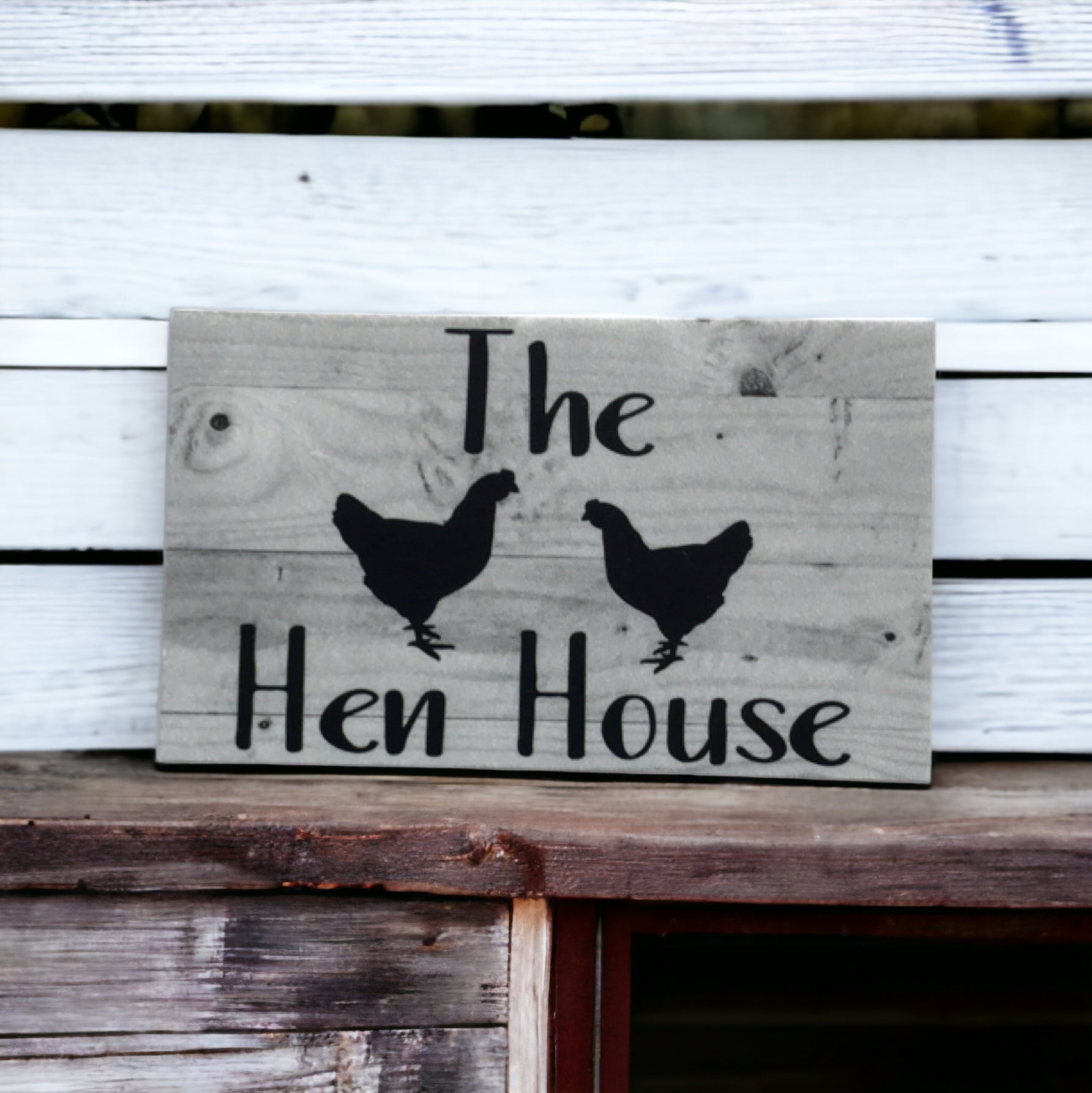 The Hen House Grey Style Sign - The Renmy Store Homewares & Gifts 