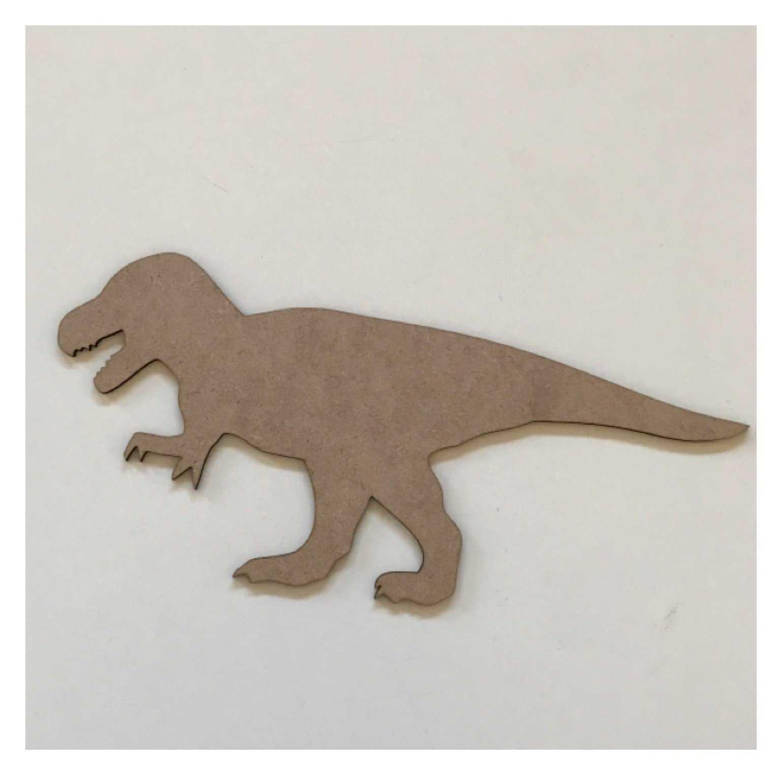 Dinosaur T Rex Timber MDF Raw DIY - The Renmy Store Homewares & Gifts 