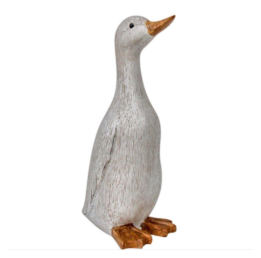 Duck White Sitting L Ornament - The Renmy Store Homewares & Gifts 