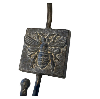 Bee Hook Rustic Cast Iron - The Renmy Store Homewares & Gifts 