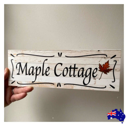 Cottage Custom Personalised Rustic Chic Sign - The Renmy Store Homewares & Gifts 