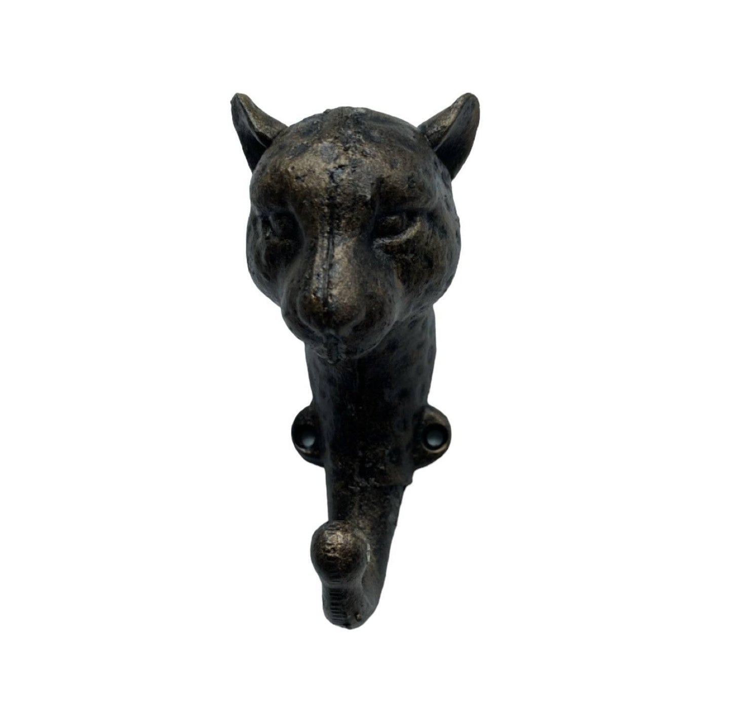 Cheetah Cat Rustic Hook - The Renmy Store Homewares & Gifts 