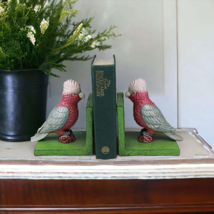 Book Ends Bookend Galah Bird - The Renmy Store Homewares & Gifts 