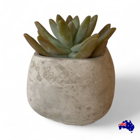 Planter Pot Square Aussie Handmade Concrete
