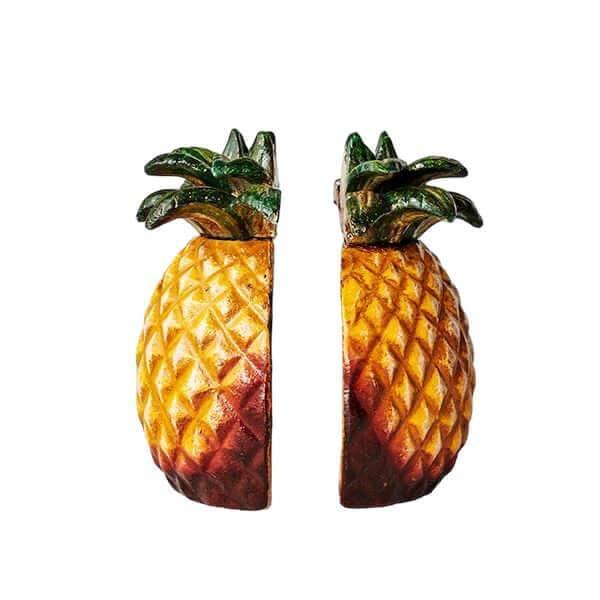 Book Ends Bookend Pineapple Tropical - The Renmy Store Homewares & Gifts 