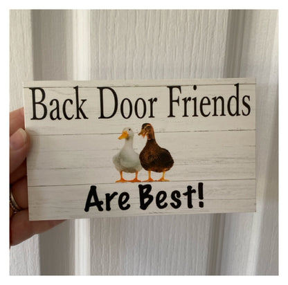 Duck Ducks Your Text Custom Wording Sign