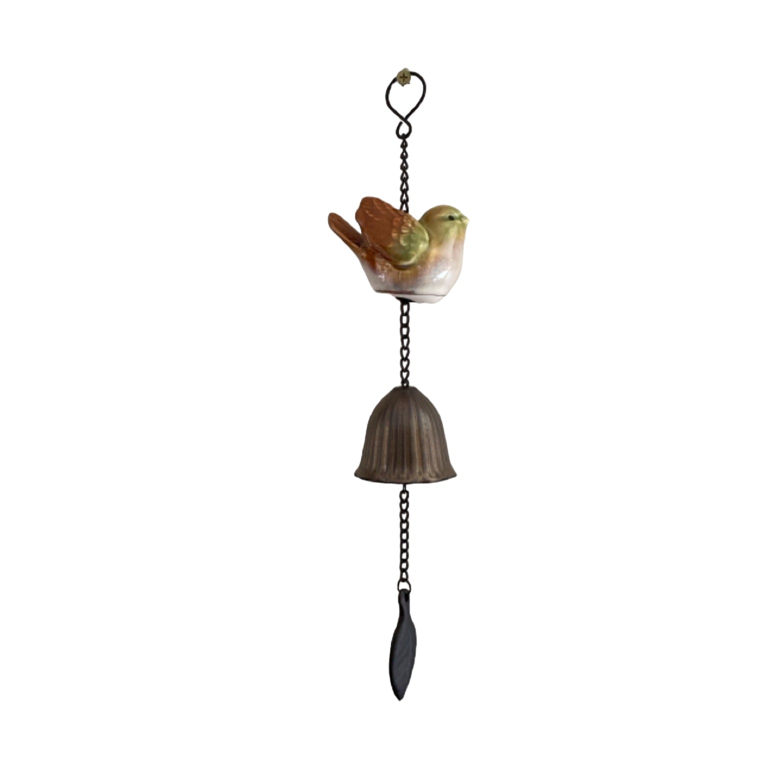 Bird Bell Ceramic Hanging Green - The Renmy Store Homewares & Gifts 