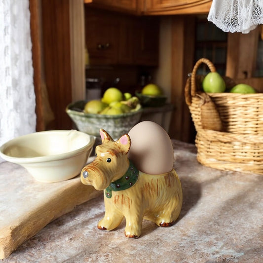 Egg Holder Cup Scottish Dog