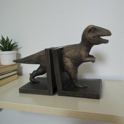 Bookends Dinosaur T-Rex Cast Iron