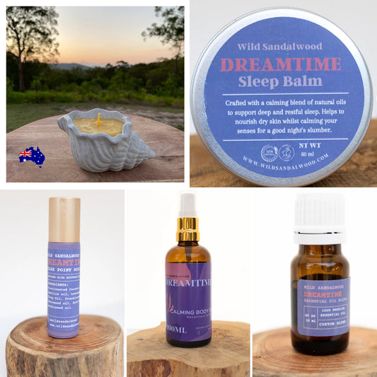 Sleep Dream Candle Pack Wild Sandalwood Australian Handmade