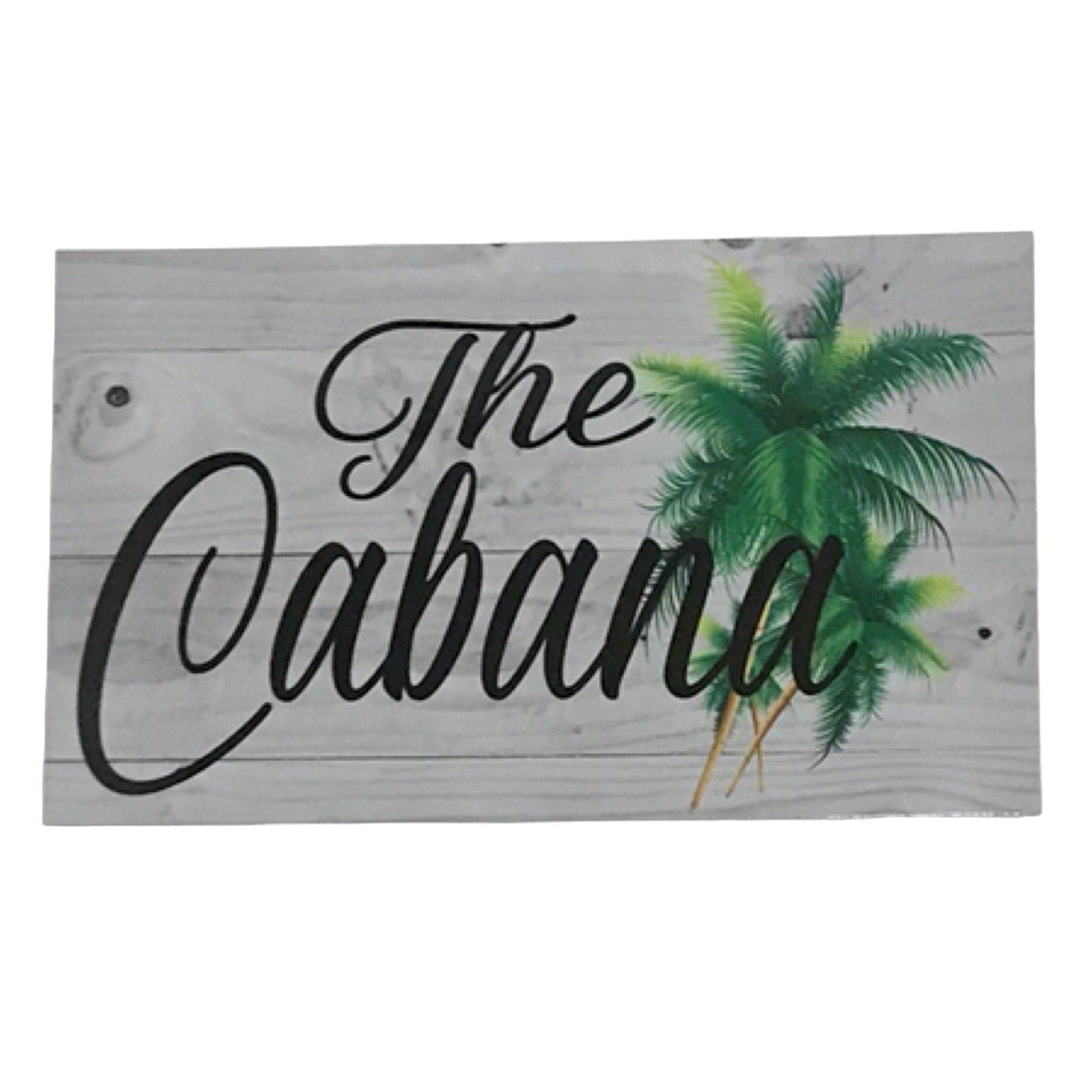 The Cabana with Palm Trees Sign - The Renmy Store Homewares & Gifts 