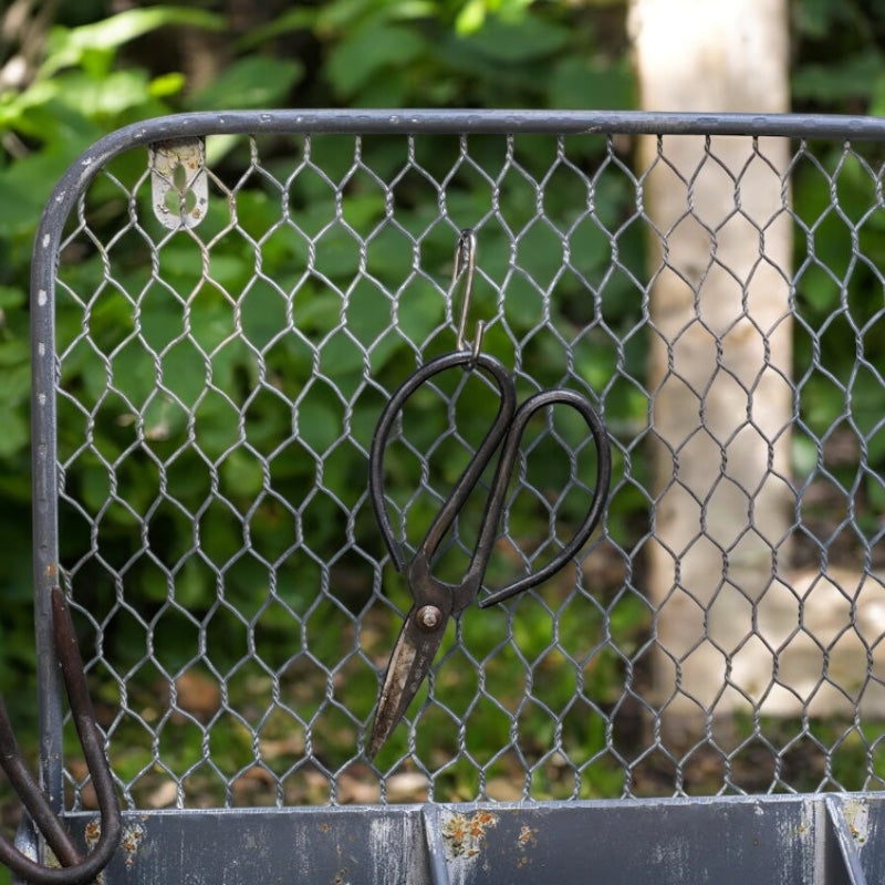 Wall Garden Rustic Metal Storage Organiser Gardener