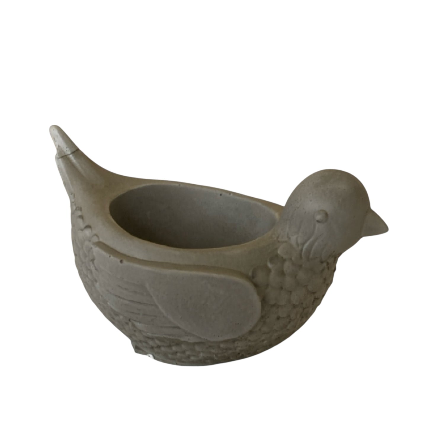 Planter Pot Pigeon Bird Aussie Handmade Concrete