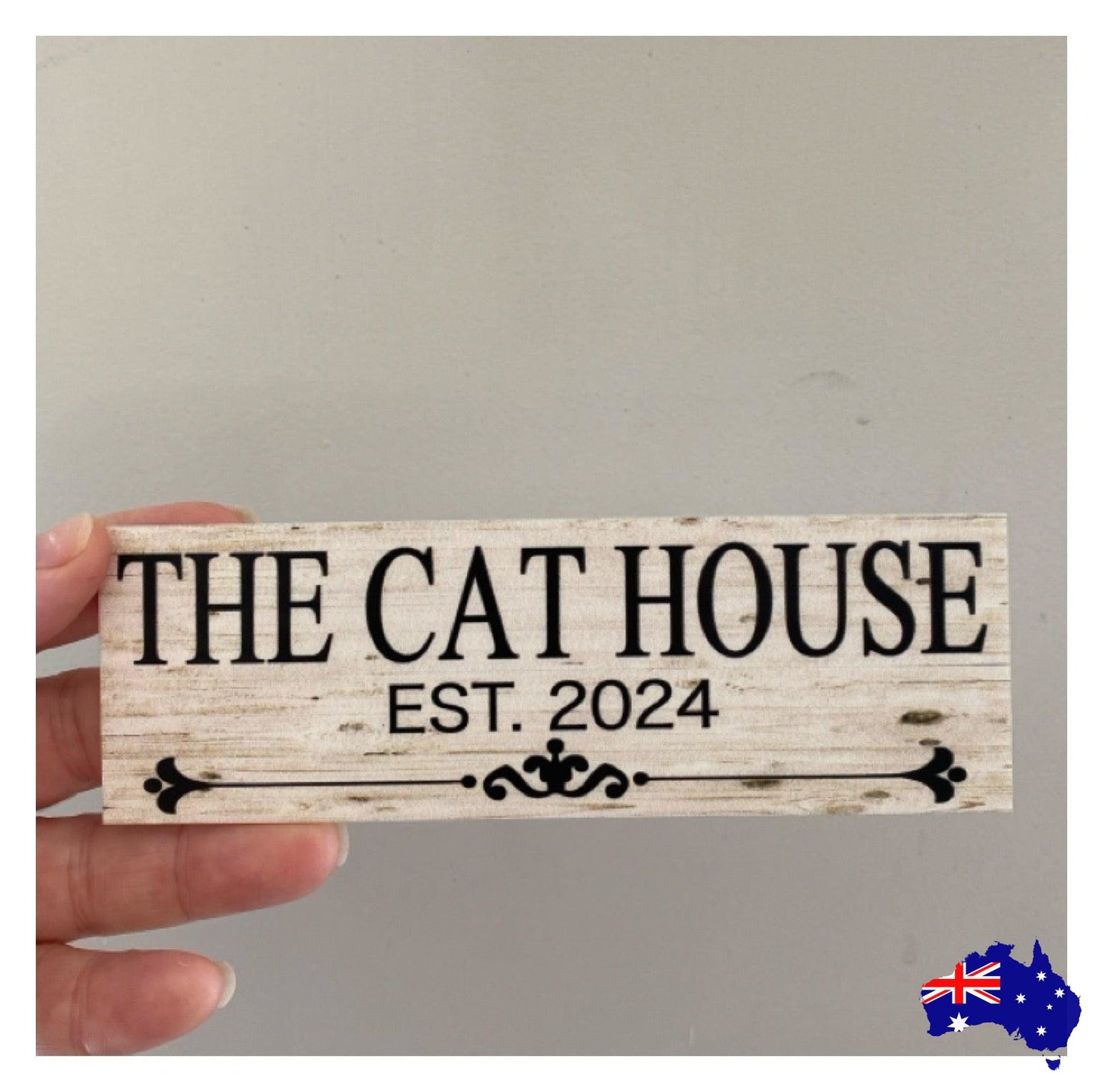 Residence House Surname Name Custom Personalised Sign - The Renmy Store Homewares & Gifts 