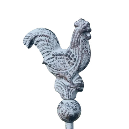 Garden Stake Rooster Cast Iron