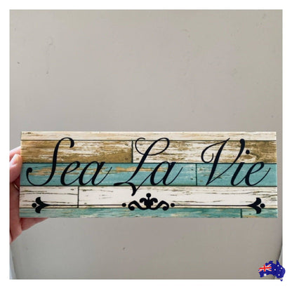 Custom Personalised Rustic Blue Sign - The Renmy Store Homewares & Gifts 