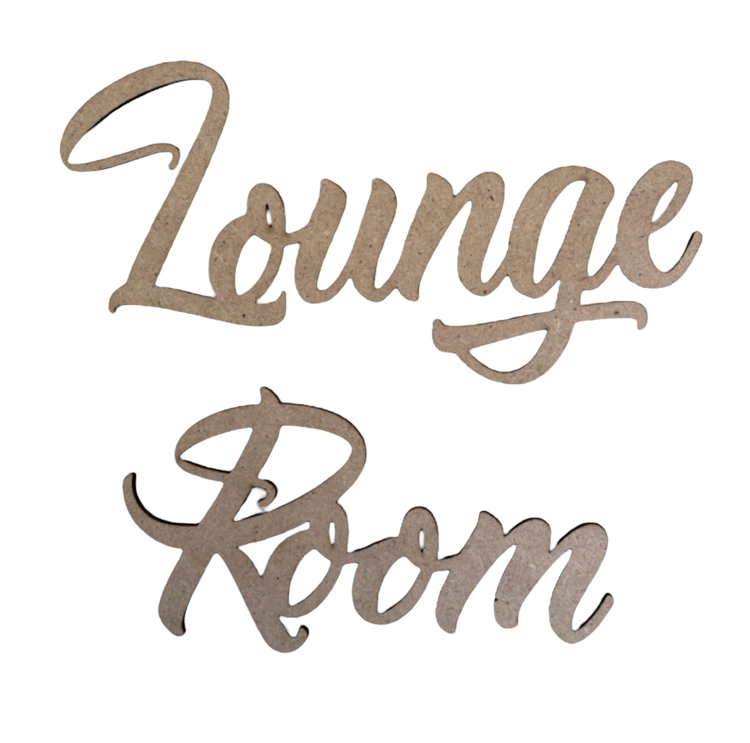 Lounge Room Word Sign MDF DIY Wooden - The Renmy Store Homewares & Gifts 