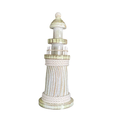 Lighthouse Light House Beach White Wash Small - The Renmy Store Homewares & Gifts 