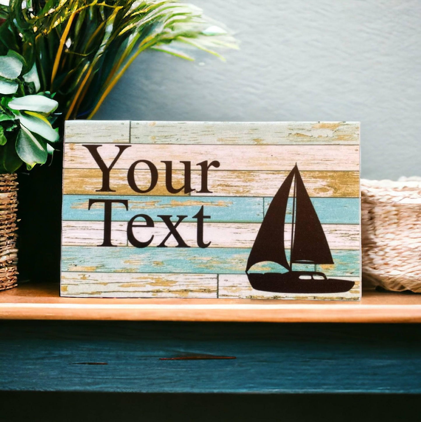 Sailing Nautical Boat Custom Sign - The Renmy Store Homewares & Gifts 