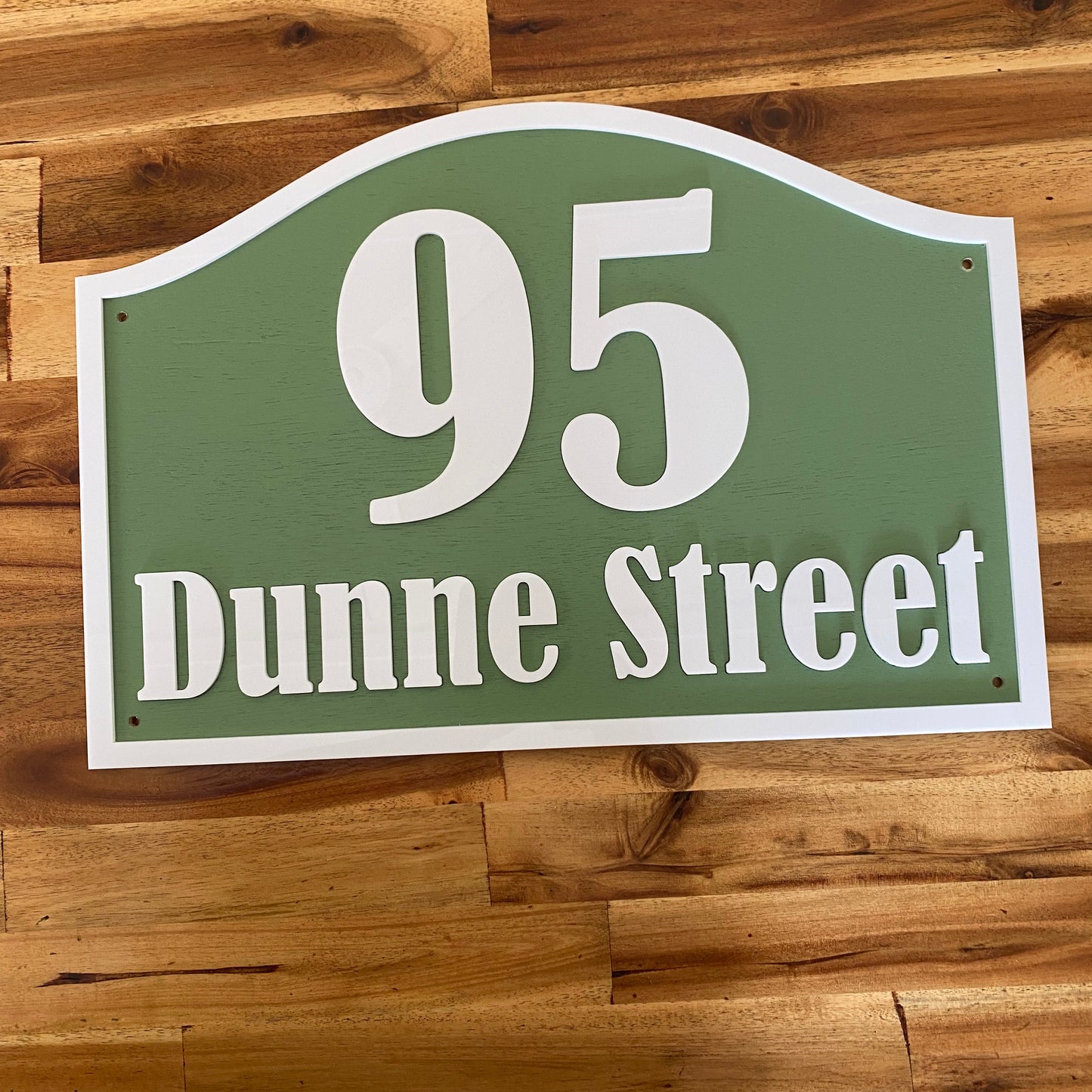 Street Address House Residence Timber Wood Custom Personalised Sign