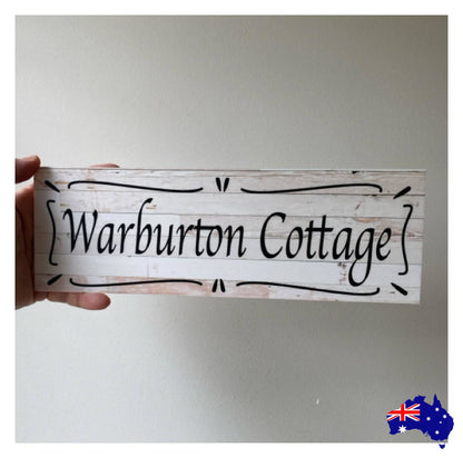 Cottage Custom Personalised Rustic Chic Sign - The Renmy Store Homewares & Gifts 