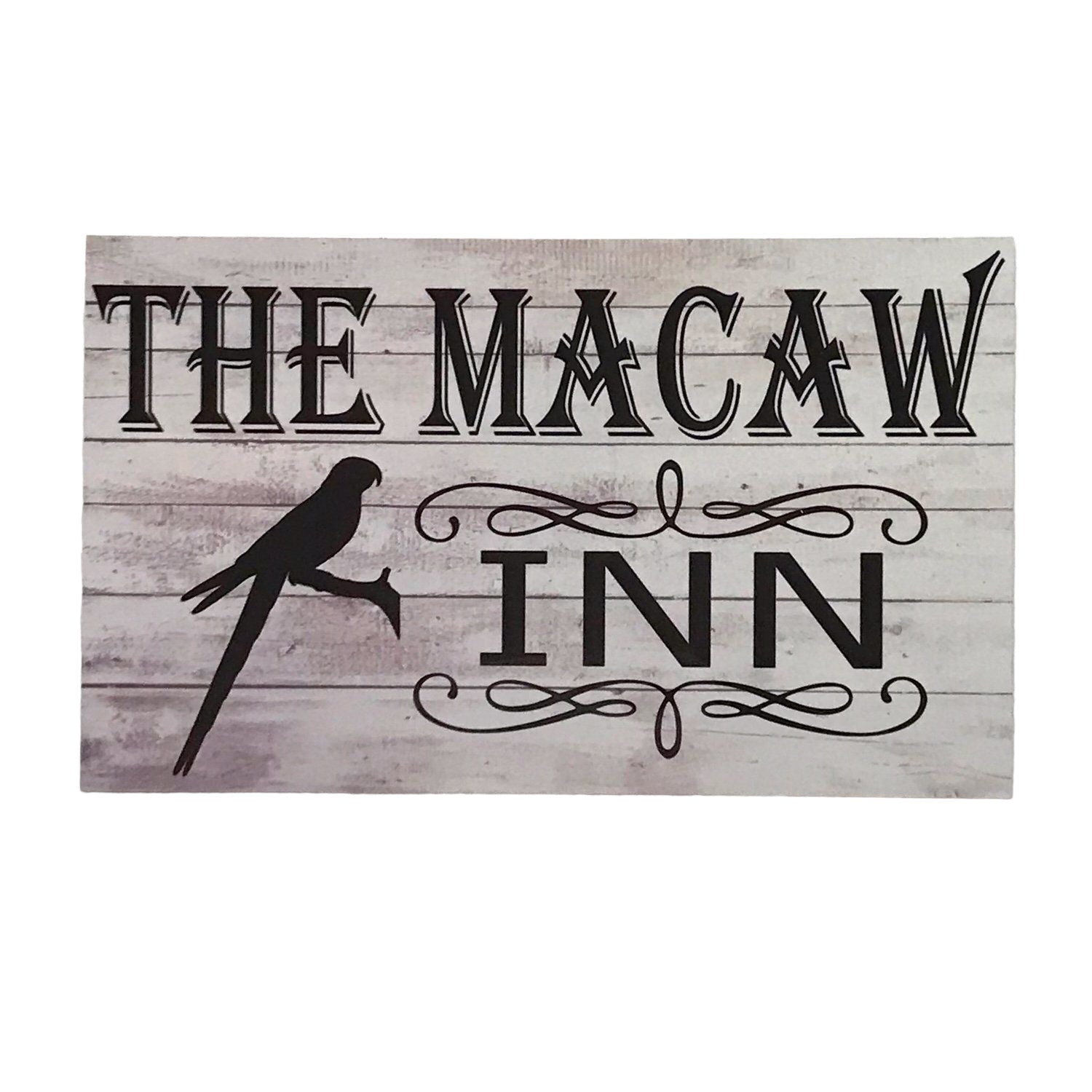 Macaw Inn Bird Pet Sign - The Renmy Store Homewares & Gifts 