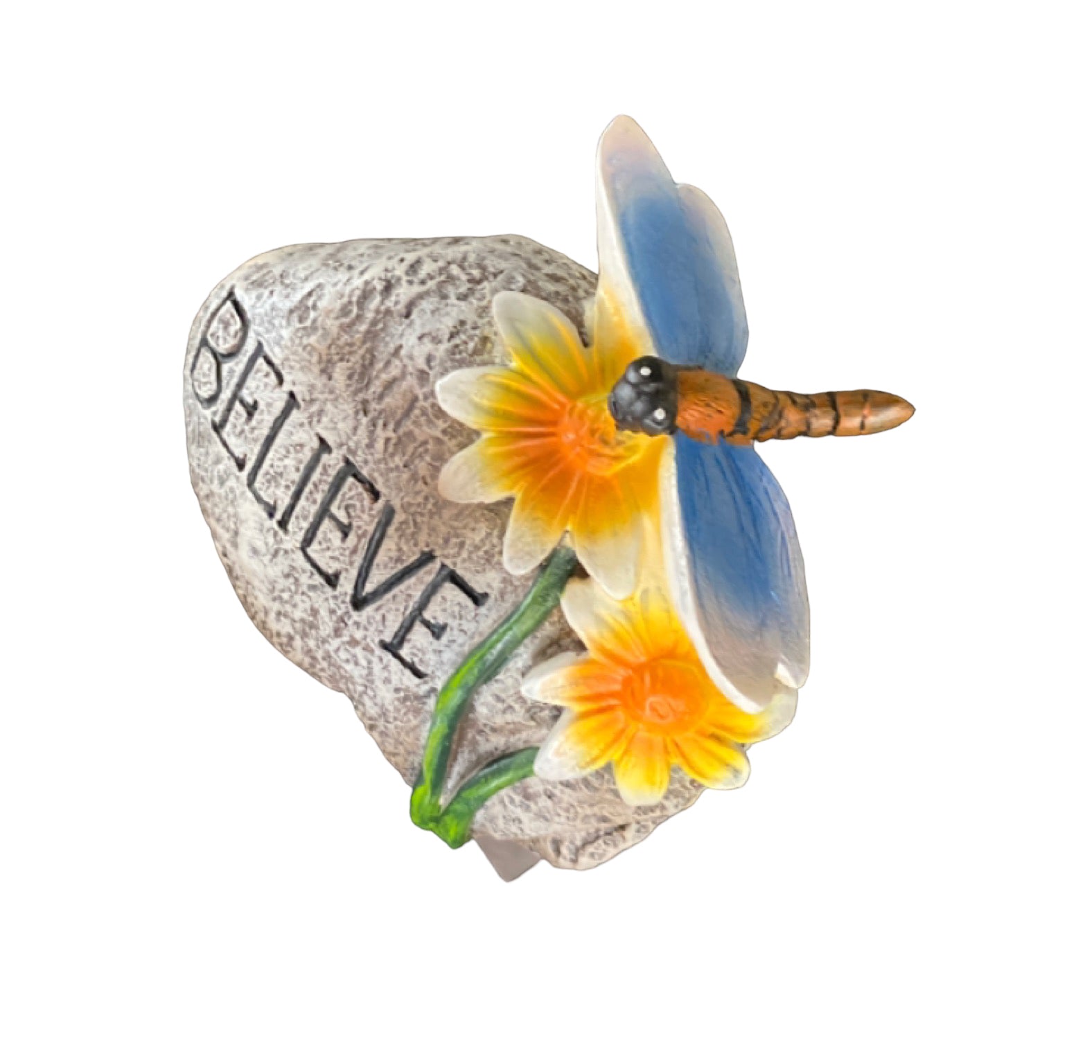 Garden Stone Rock Gardeners Believe Ornament - The Renmy Store Homewares & Gifts 