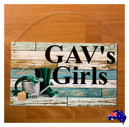 Garden Gardening Gardener Custom Personalised Sign - The Renmy Store Homewares & Gifts 