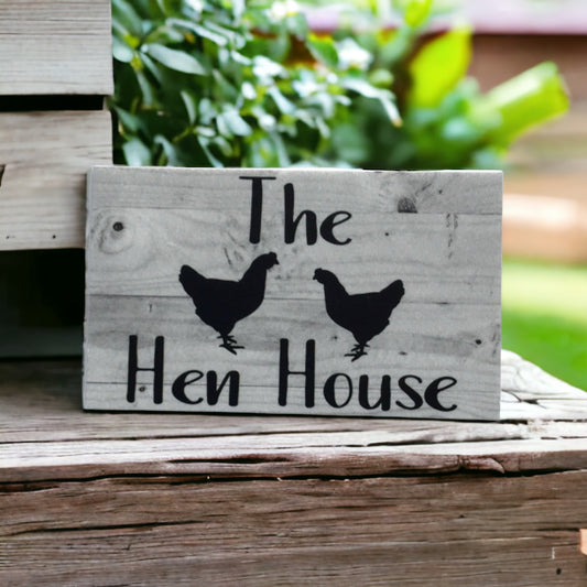 The Hen House Grey Style Sign - The Renmy Store Homewares & Gifts 