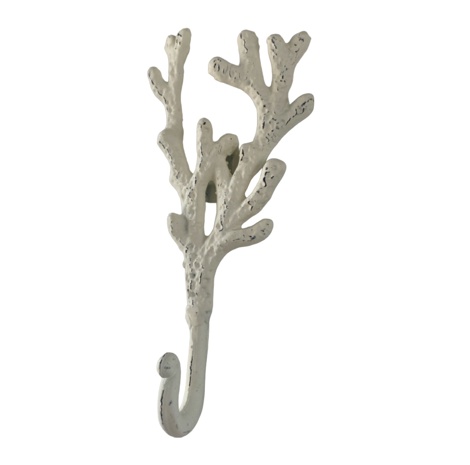 Hook Coral Rustic White Coastal - The Renmy Store Homewares & Gifts 