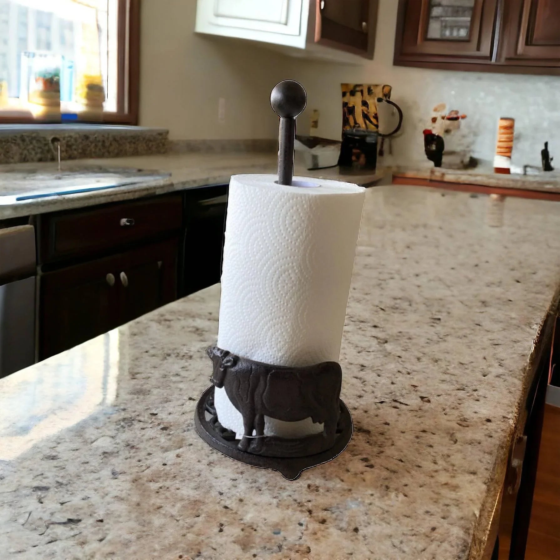 Paper Towel Dispenser Holder Cow - The Renmy Store Homewares & Gifts 