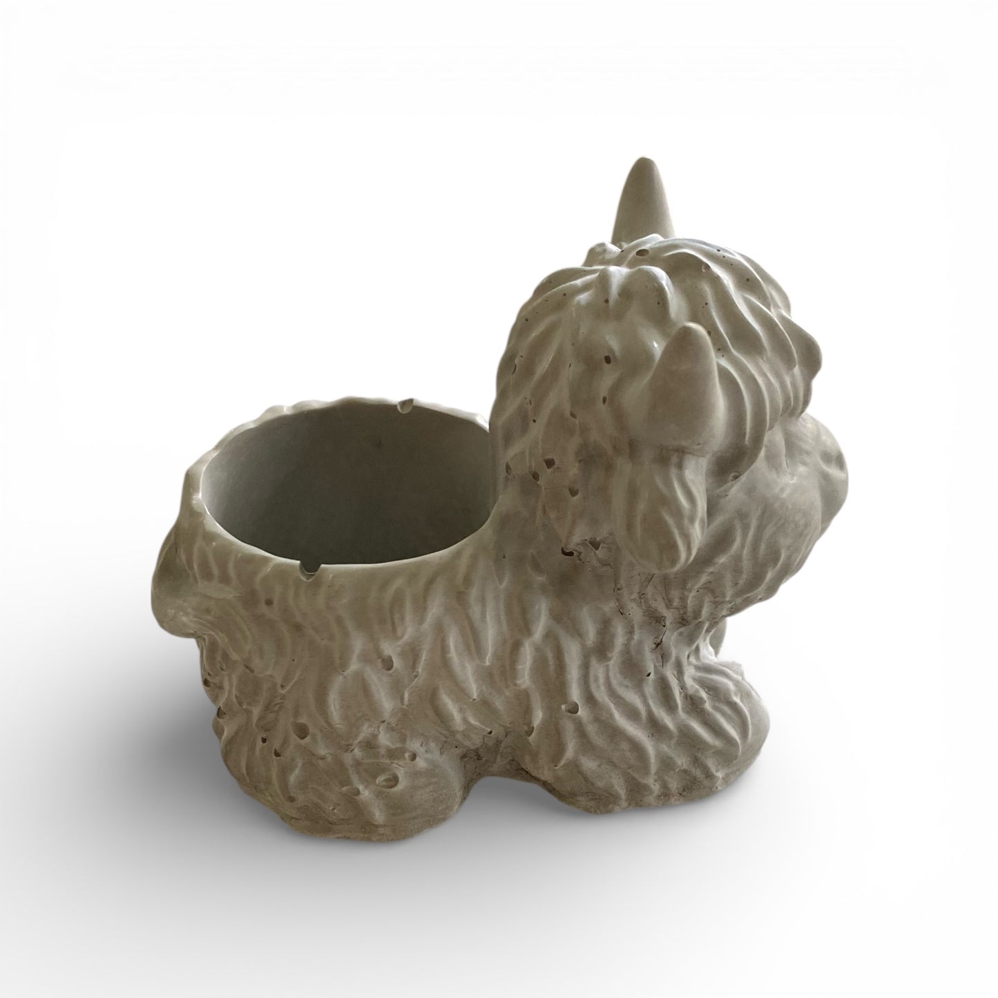 Highland Cow Planter Pot & Candle Holder | Handmade Concrete Farmhouse Aussie Made